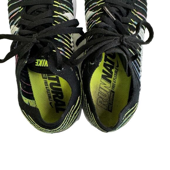 Nike Free RN Flyknit 2017 Women's Running Shoes Black Multi Color Size 8 - Picture 9 of 11